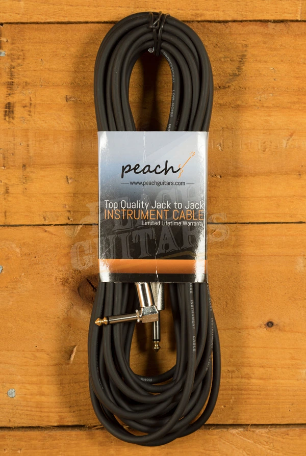 Peach Guitars 10m Angled Instrument Cable