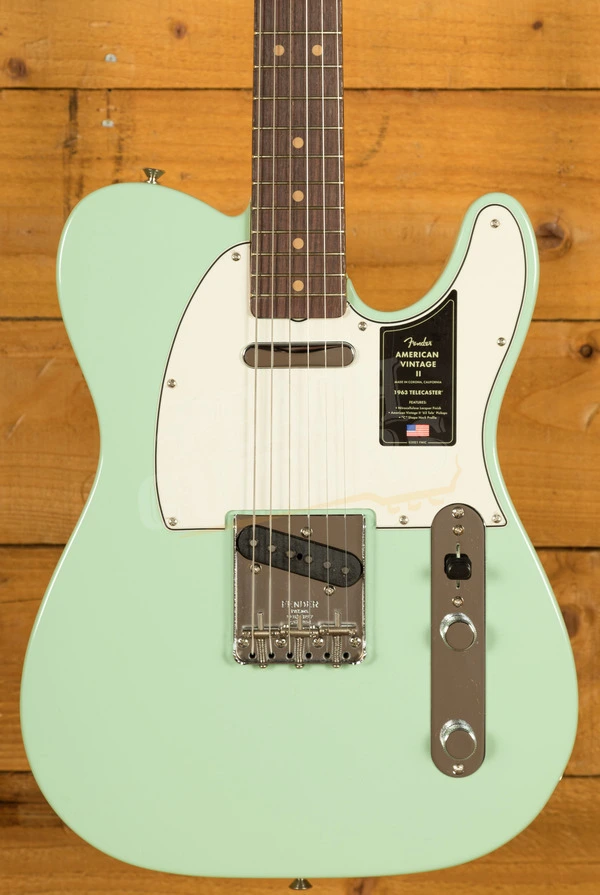 Fender American Vintage II 1963 Telecaster - Rosewood - Surf Green
