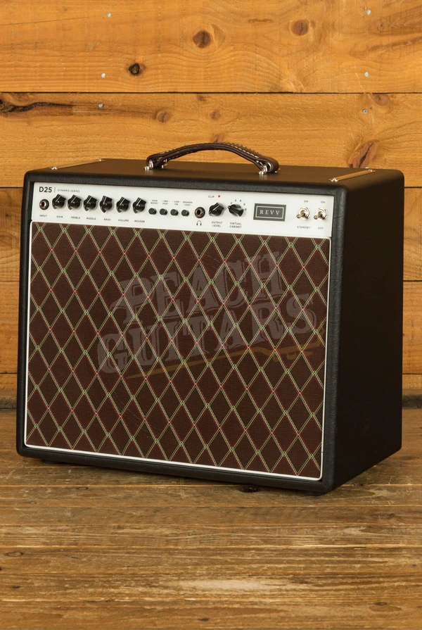 Revv Amplifiers | D25 25/5-Watt 6V6 1x12" Valve Combo Black Taurus *European Exclusive*