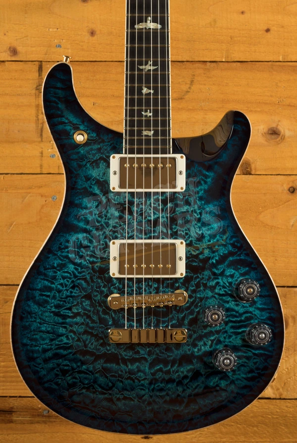 PRS McCarty 594 10 Top Quilt with Matching Stained Maple Neck Cobalt Blue