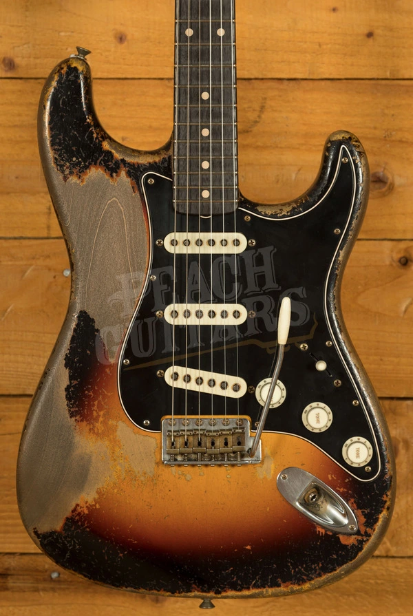Fender Custom Shop '60 Strat Dale Wilson Masterbuilt Heavy Relic 3-Tone Sunburst