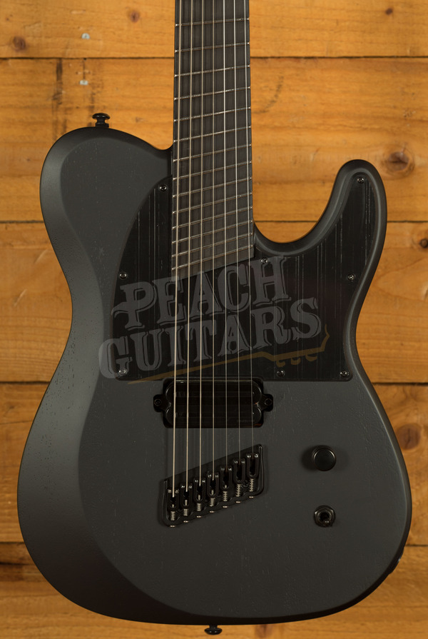 Schecter PT-7 MS Black Ops | 7-String Satin Black Open Pore