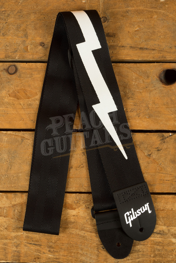 Gibson The Lightning Bolt Seatbelt Strap (Black)
