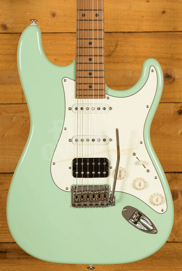 Suhr Classic Pro Peach LTD - HSS Roasted Maple Surf Green