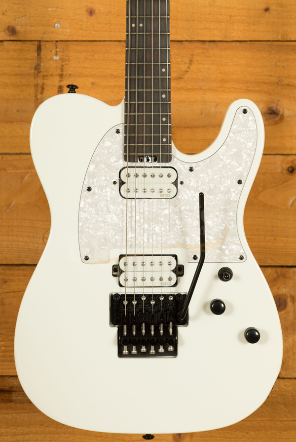 Schecter Sun Valley Super Shredder PT FR | Metalllic White - Peach