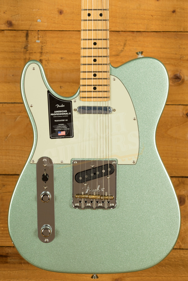 Fender American Professional II Telecaster | Left-Handed - Maple - Mystic Surf Green