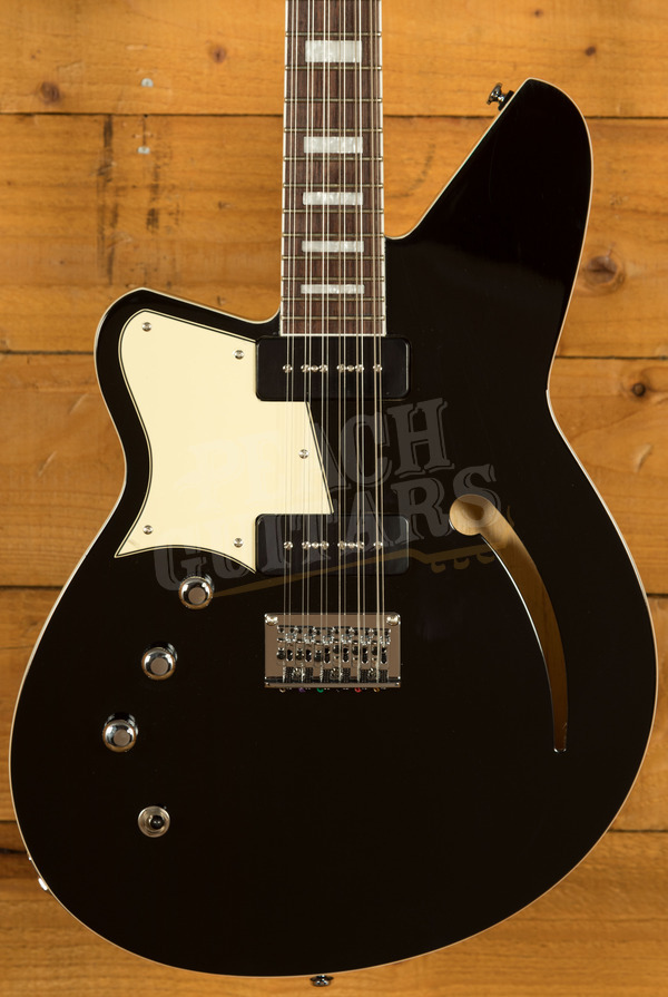 Reverend Set-Neck Series | Airwave 12-String - Midnight Black - Rosewood - Left-Handed