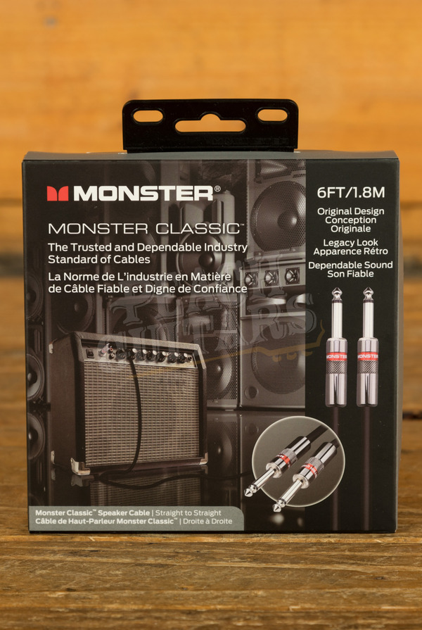 Monster Prolink Classic Speaker 6 ft. - straight 1/4" plugs