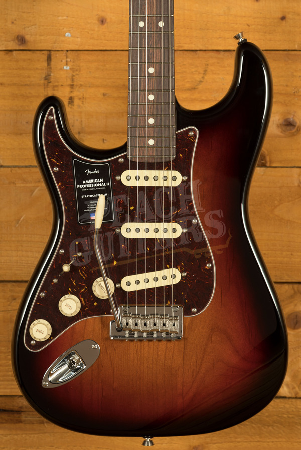 Fender American Professional II Stratocaster | Rosewood - 3-Colour Sunburst - Left-Handed