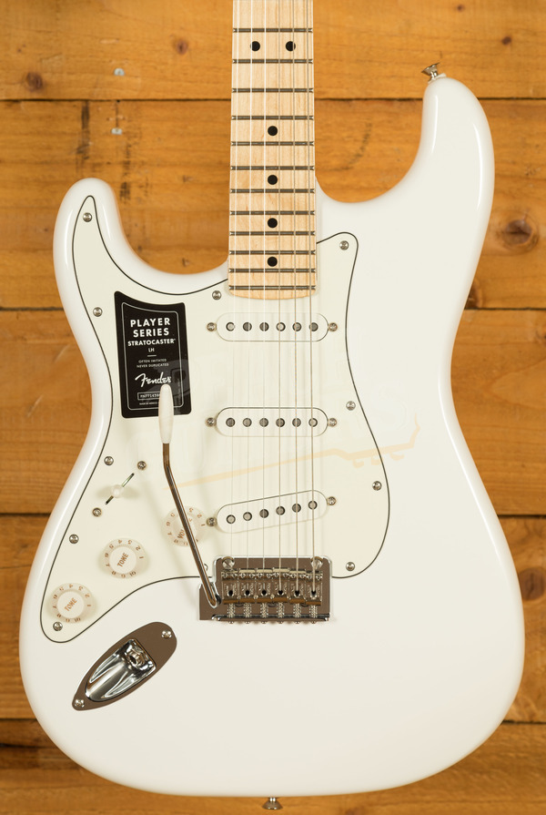 Fender Player Stratocaster | Left-Handed - Maple - Polar White