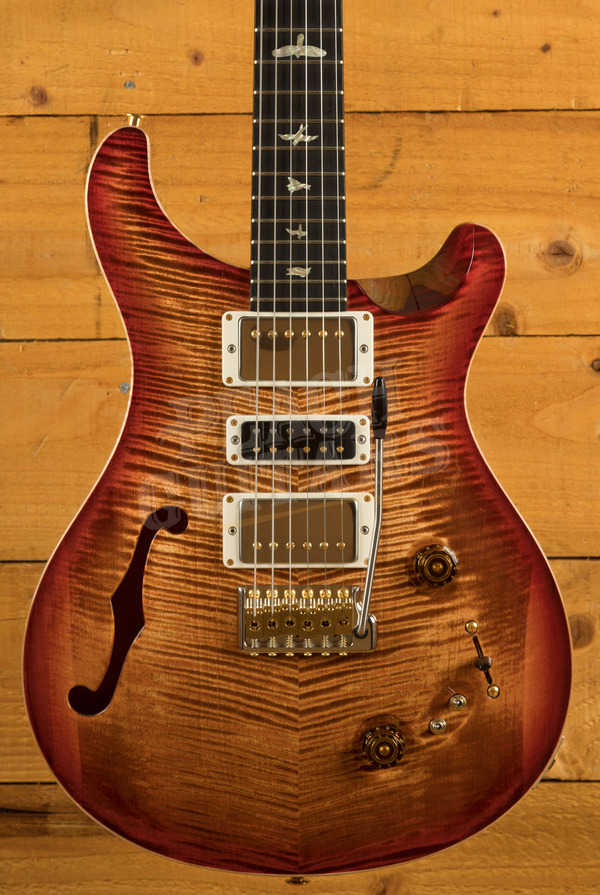 PRS Wood Library Special Semi-Hollow Custom Colour Heartwood Top w/ Flame Maple Neck
