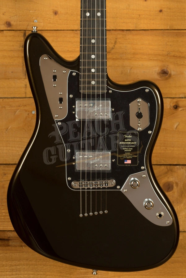 Fender Limited Edition 60th Anniversary Ultra Luxe Jaguar | Ebony
