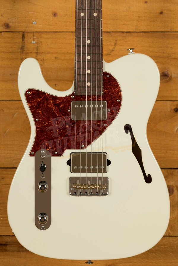 Suhr Alt T Dealer Select - Olympic White w/Roasted Maple/RW Left Handed