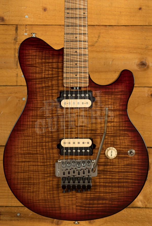 Music Man Axis Collection | Axis - Roasted Amber Flame