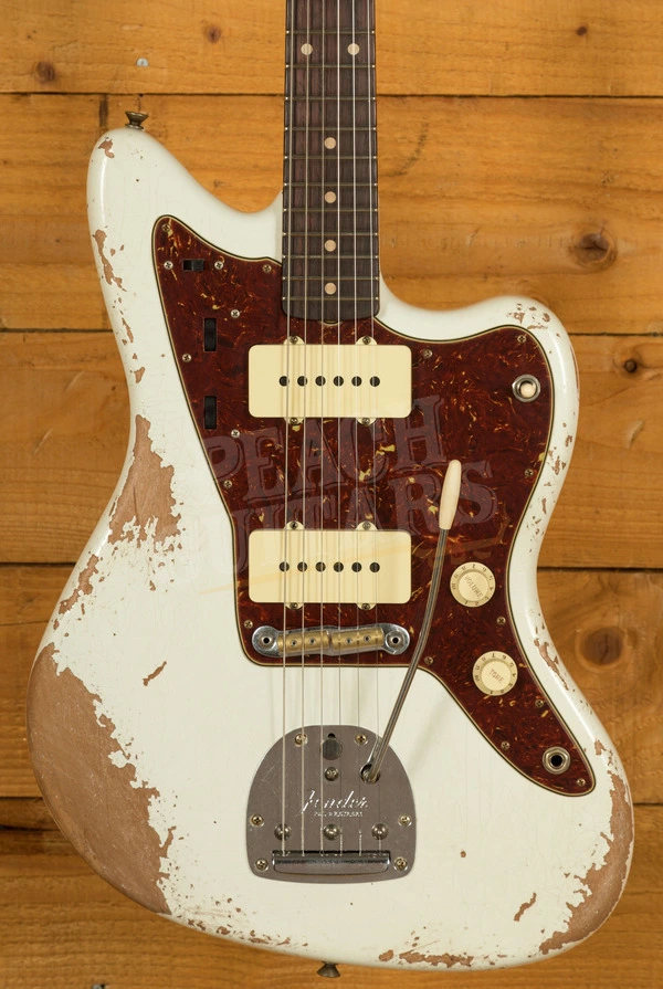 Fender Custom Shop 59 Jazzmaster - Heavy Relic Olympic White