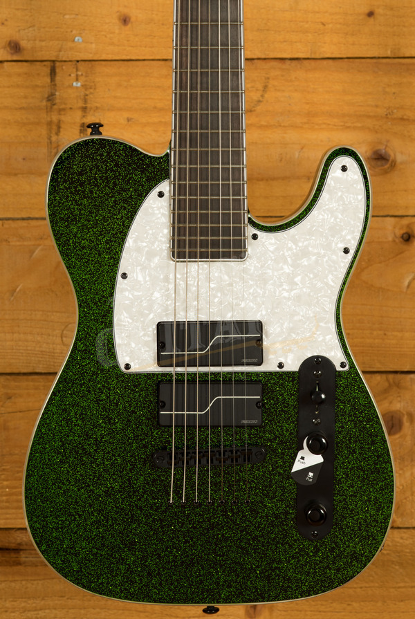 ESP LTD SCT-607 | Baritone - 7-String - Green Sparkle