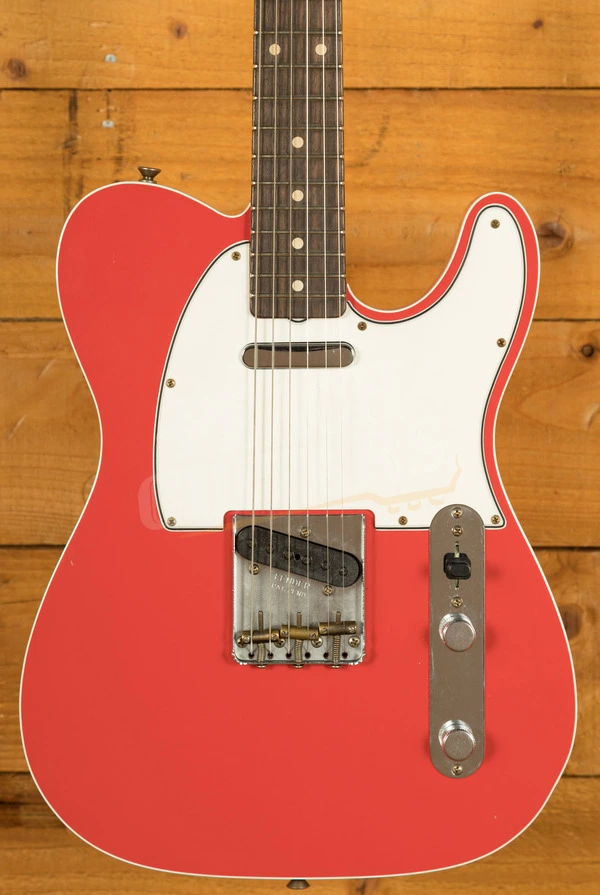 Fender Custom Shop 62 Tele Custom - Journeyman Relic Fiesta Red