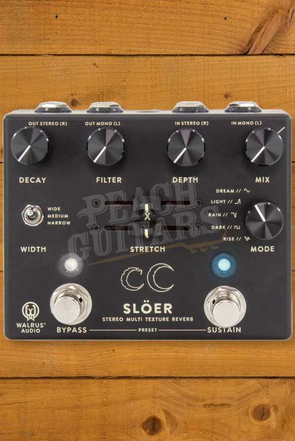 Walrus Audio Sloer | Stereo Ambient Reverb - Matte Black
