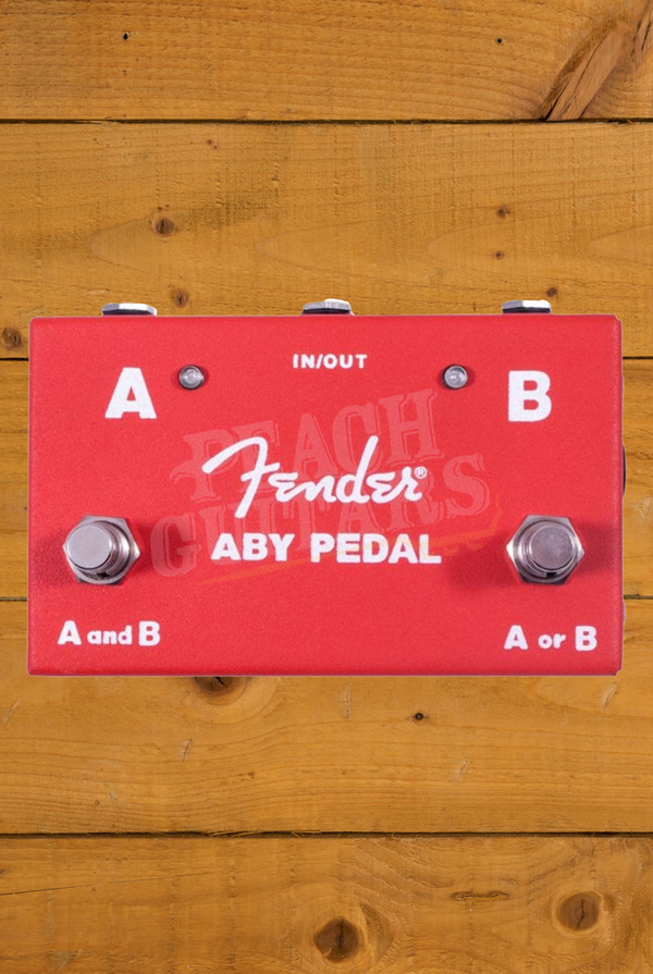Fender Accessories | 2-Switch ABY Pedal - Red