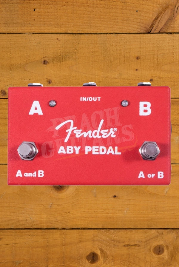Fender 2-Switch ABY Pedal - Red
