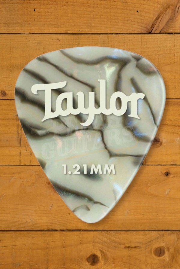 Taylor TaylorWare Celluloid 351 Guitar Pick - Abalone - 1.21mm - 12-Pack