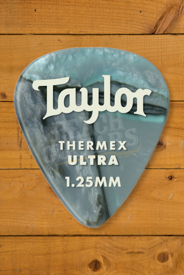 Taylor TaylorWare | Premium 351 Thermex Ultra Guitar Picks - Abalone - 1.25mm - 6 Pack