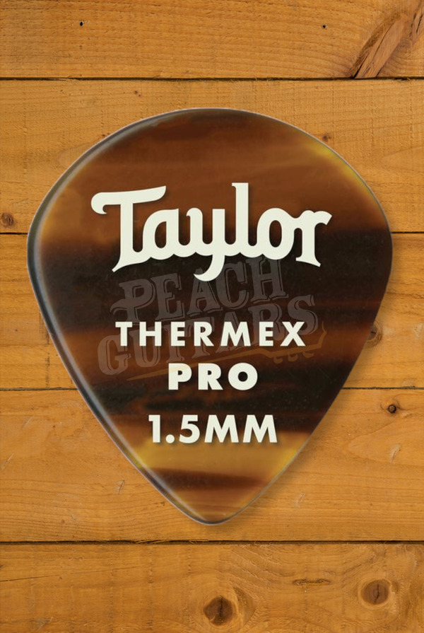 Taylor TaylorWare | Premium 651 Thermex Pro Guitar Picks - Tortoise Shell - 1.50mm - 6 Pack