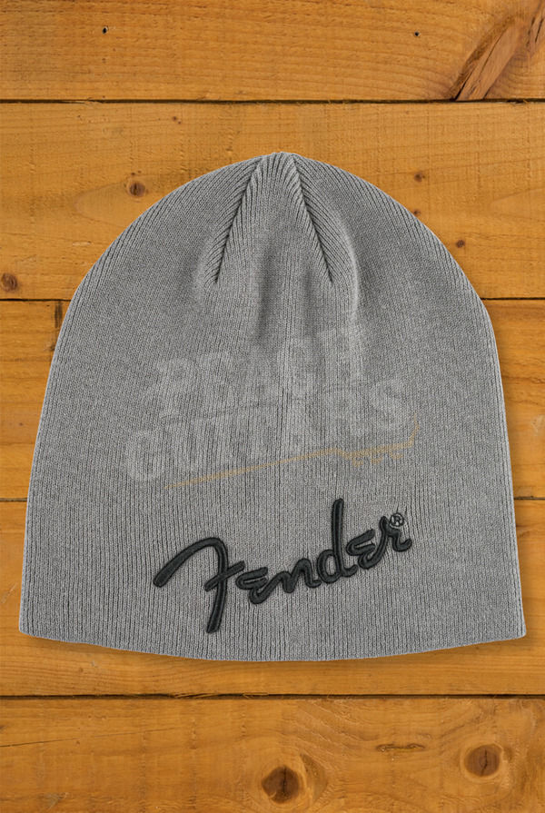 Fender Logo Beanie - Charcoal Heather Gray