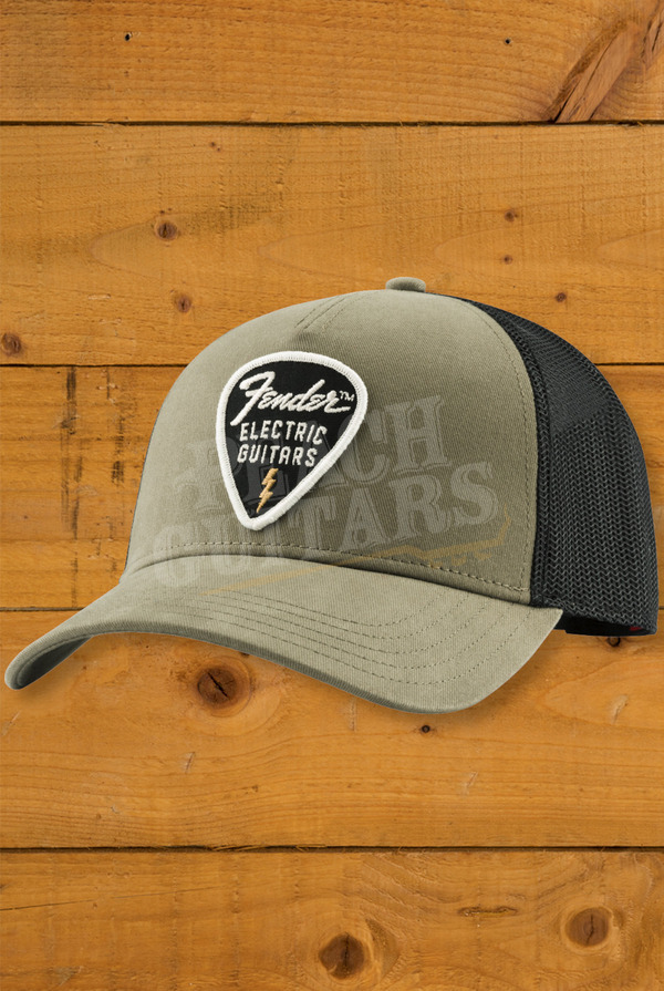 Fender Accessories | Snap Back Pick Patch Hat - Olive