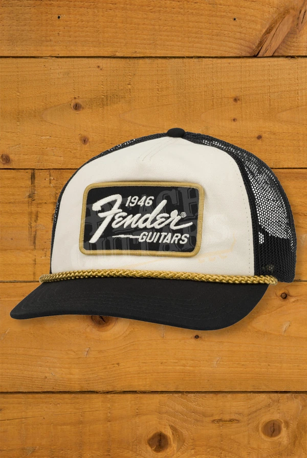 Fender 1946 Gold Braid Hat - Cream/Black