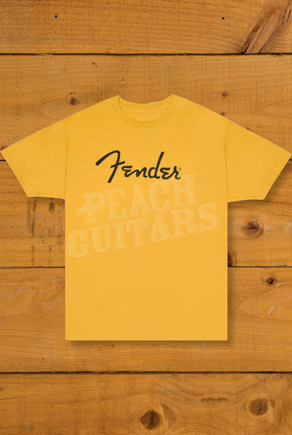 Fender Accessories | Spaghetti Logo T-Shirt - Butterscotch Blonde