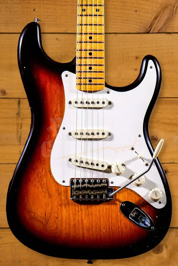 Fender Custom Shop Masterbuilt Kyle McMillin 58 Ash Strat - Faded Aged Chocolate 3-Tone Sunburst