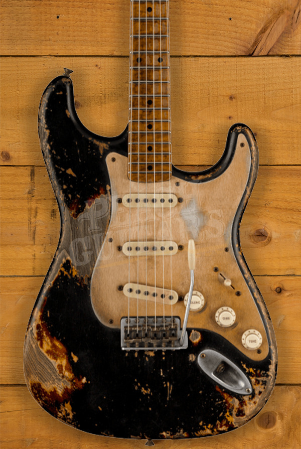 Fender Custom Shop Masterbuilt Van Trigt 50s Strat | Heavy Relic Black/Violin Burst