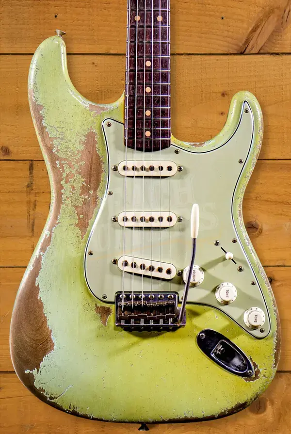 Fender Custom Shop Masterbuilt Dale Wilson 61 Strat - Heavy Relic Surf Green