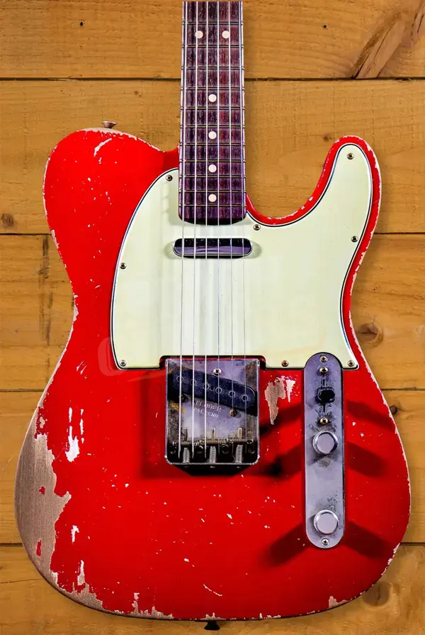 Fender Custom Shop Masterbuilt Dale Wilson 63 Telecaster - Heavy Relic Dakota Red