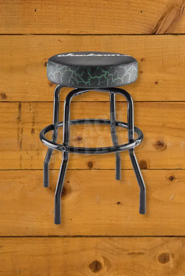 Jackson Barstool Green Crackle - 25"