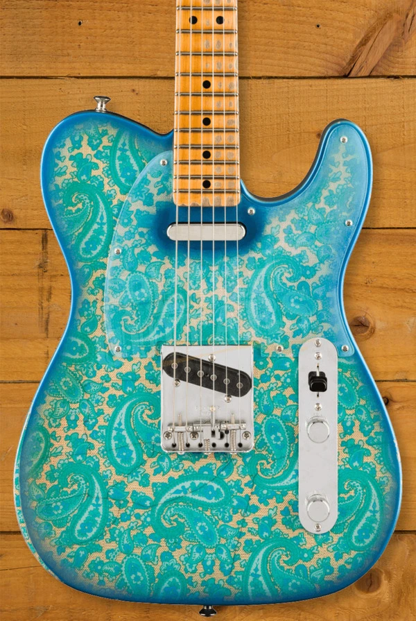 Fender Custom Shop Limited Edition Brad Paisley 1967 Lost Paisley Telecaster - Blue Paisley