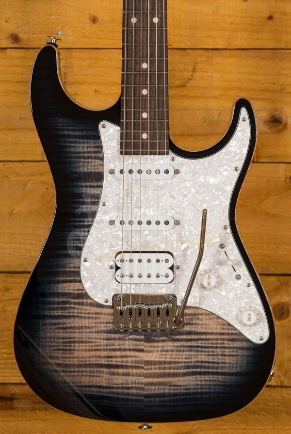 Suhr Standard Pro HSS Faded Trans Whale Blue 