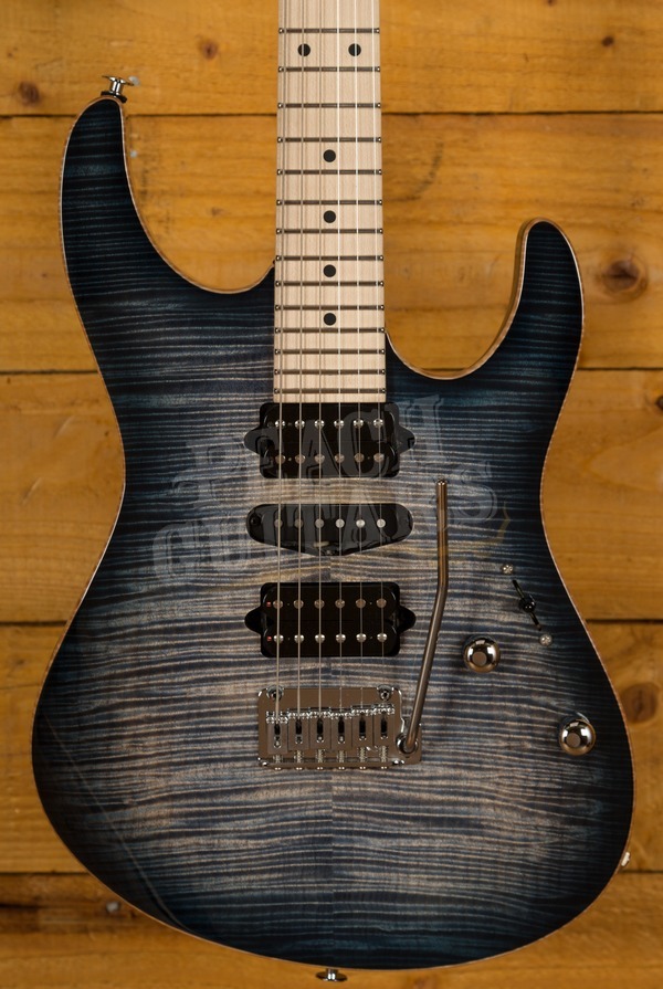Suhr Modern Pro Faded Trans Whale Blue Burst Maple HSH