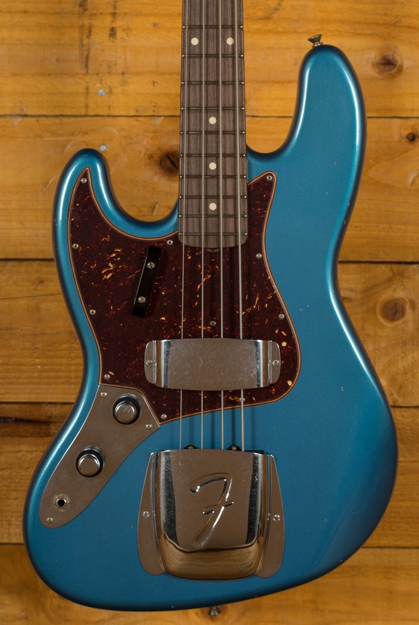 Fender Custom Shop LE '62 Jazz Bass Journeyman LH Aged Lake Placid Blue