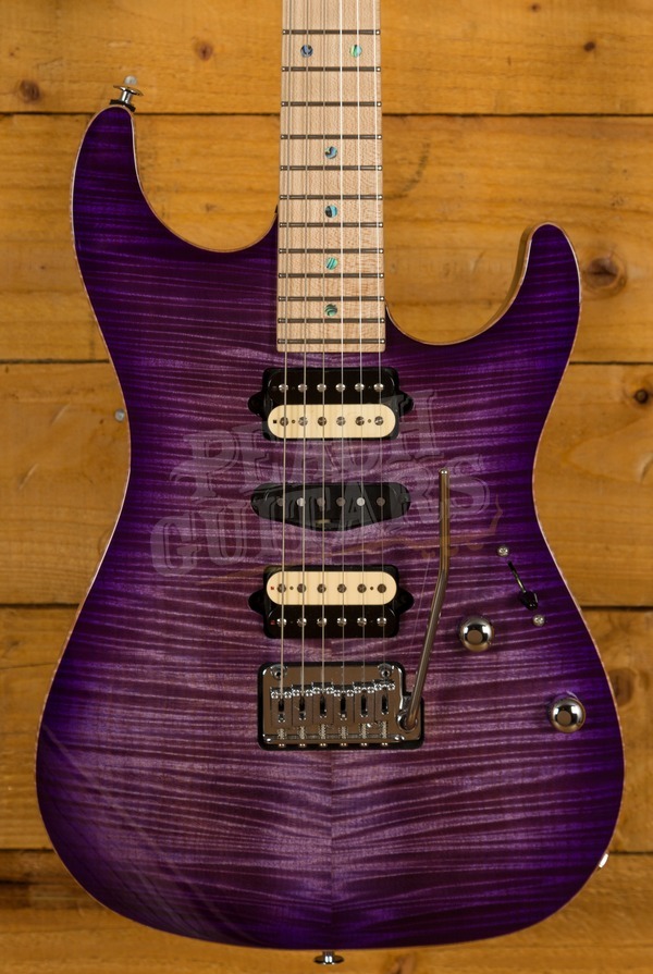 Suhr Custom Standard - Trans Purple Burst - Handpicked Top