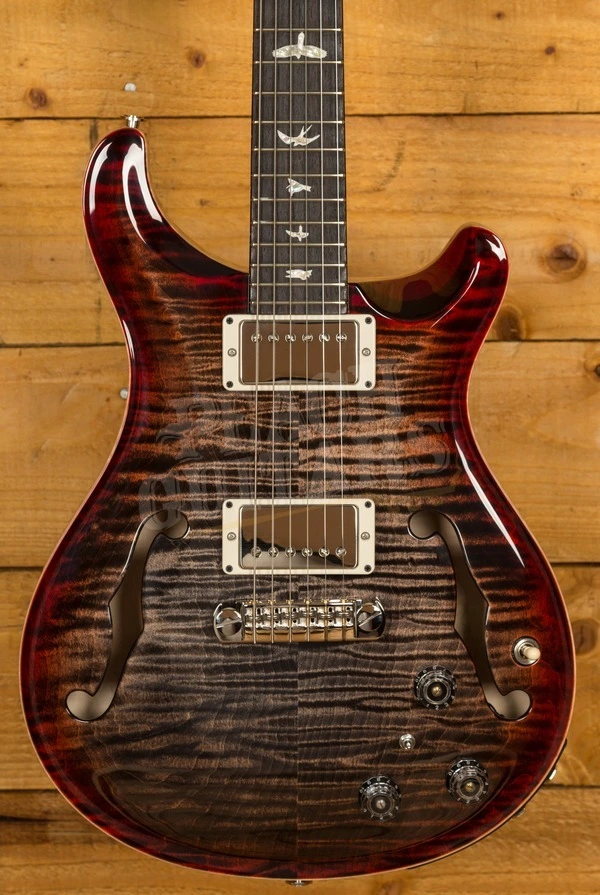 PRS Hollowbody II Piezo Charcoal Cherryburst 58/15