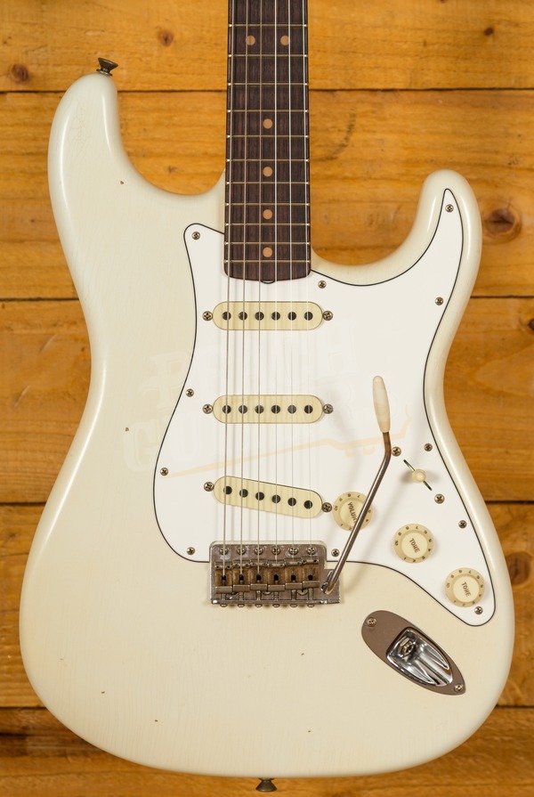Fender Custom Shop 1964 Journeyman Relic Strat Aged Olympic White