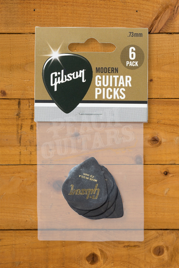 Gibson Moden Guitar Picks | 6 Pack - 0.73mm