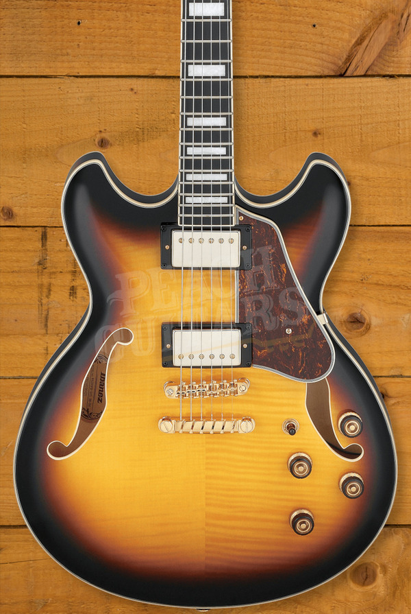 Ibanez AS Artcore Expressionist | AS93FM - Antique Yellow Sunburst