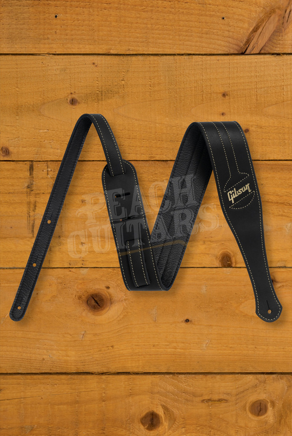 Gibson The Classic Black Leather Guitar Strap