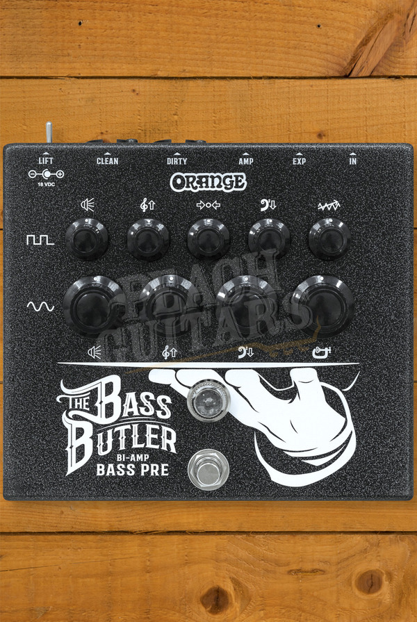 Orange Pedals | The Bass Butler - Bi-Amp Bass Pre