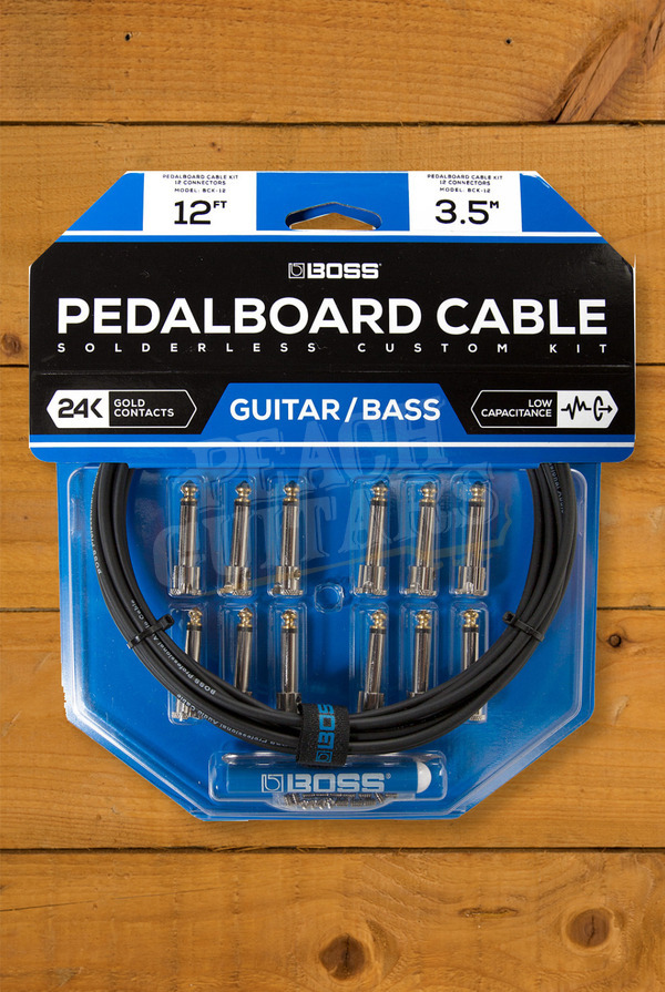 BOSS BCK-12 | Solderless Pedalboard Cable Kit