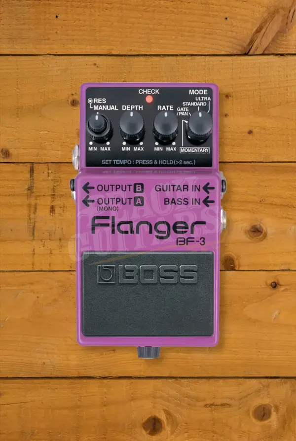 BOSS BF-3 Guitar & Bass Stereo Flanger Pedal