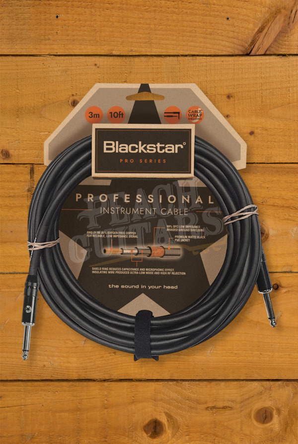 Blackstar Professional Instrument Cable | 1/4" - 1/4" - 10'